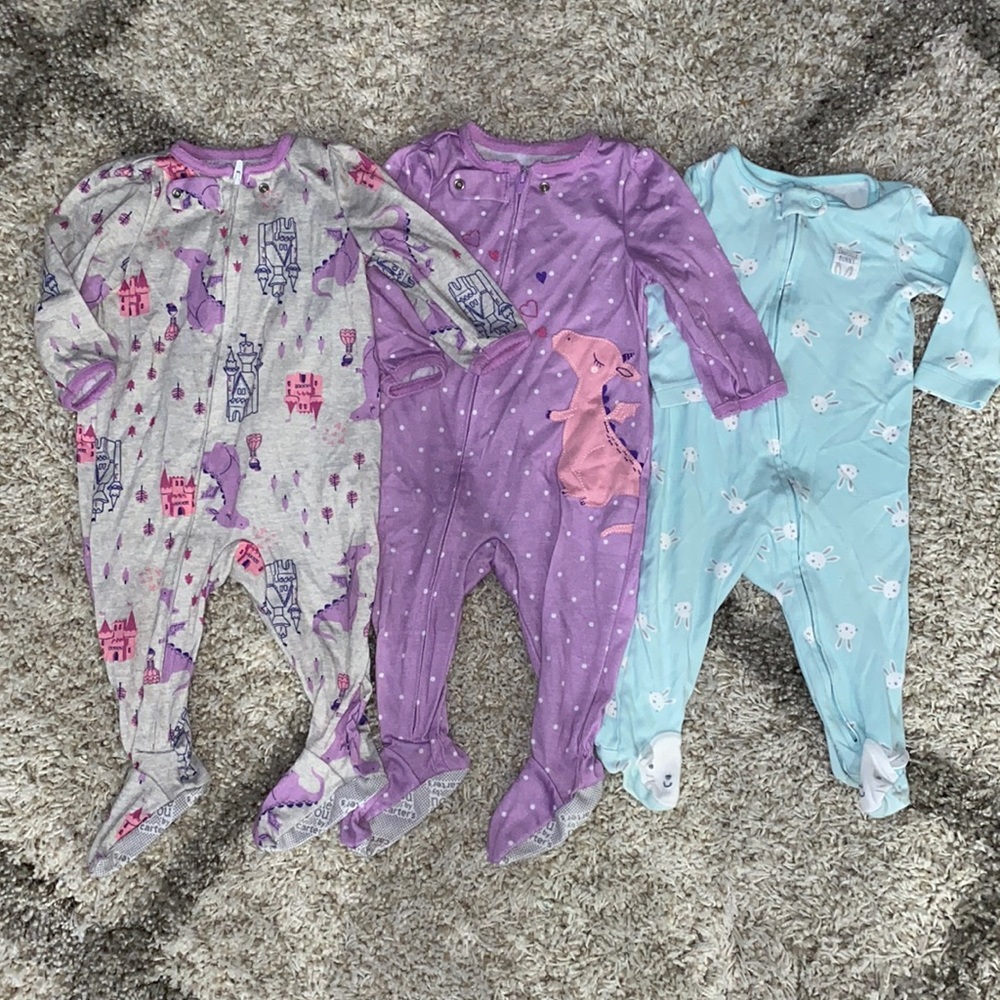 9 Month Footie Pajama Bundle